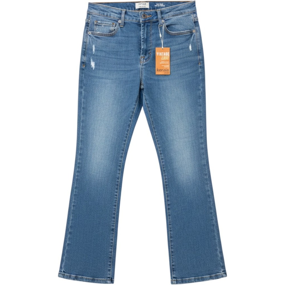 Kensie The Tessa Bootcut Jeans Womens 4/27 Blue High Rise Vintage Luxe Denim